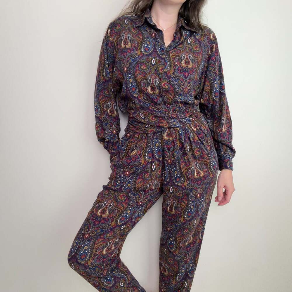 Vintage Boho Pants Set